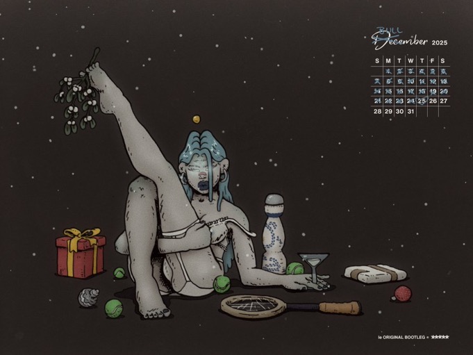 Billie Blue Calendar
